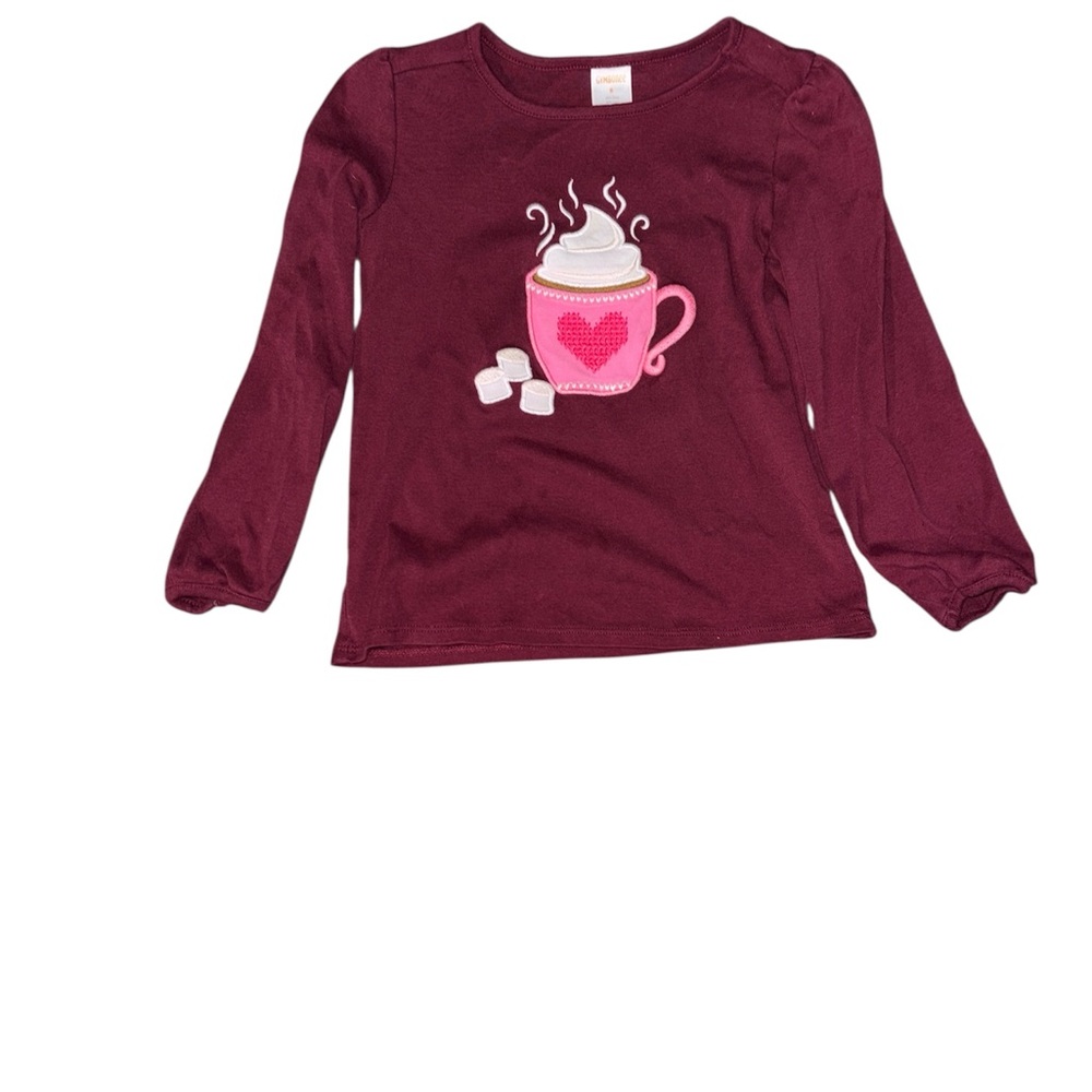 🌞 Gymboree Red and Pink Long Sleeve Tees